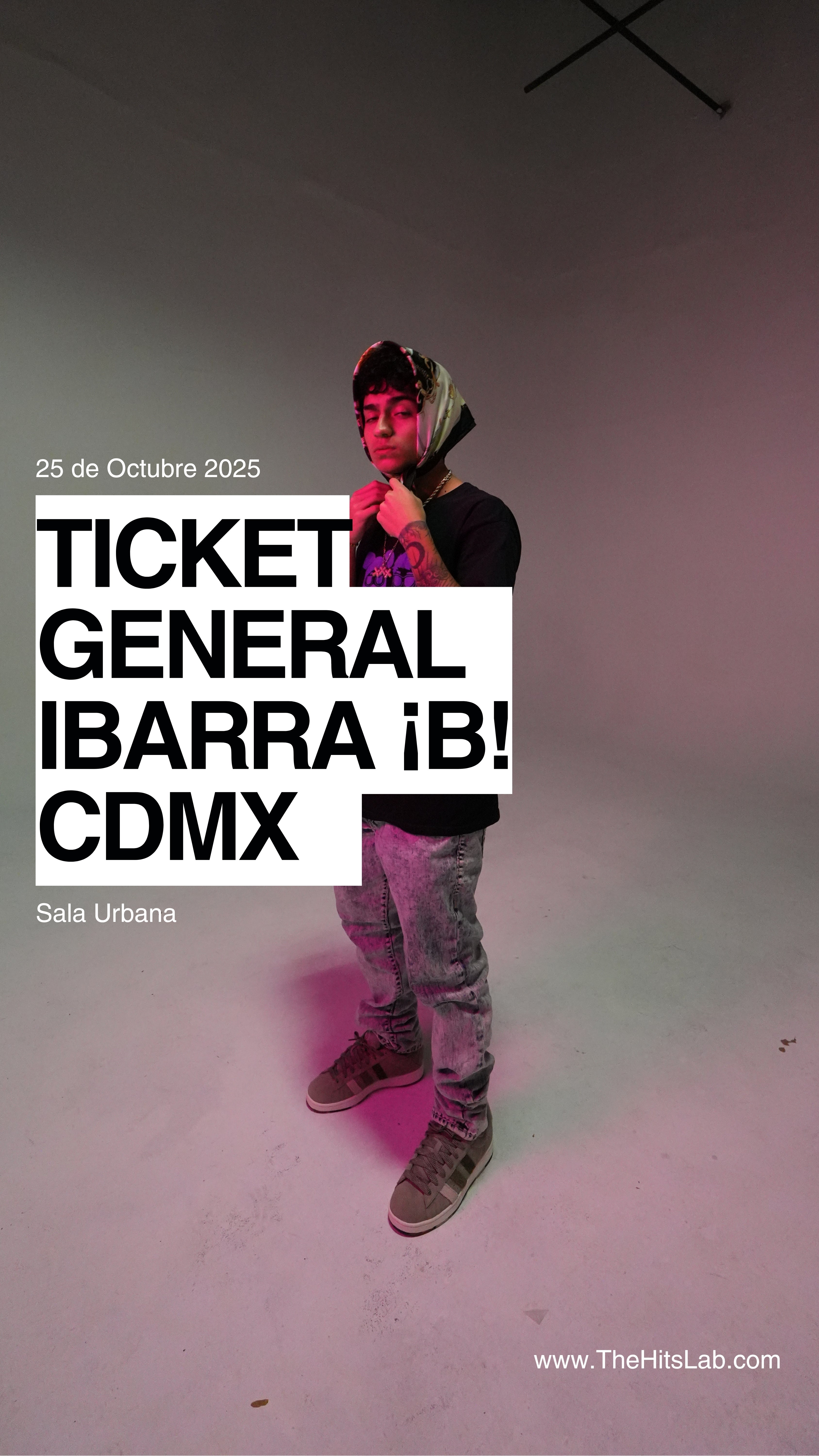 Ticket General Ibarra (¡B!) CDMX